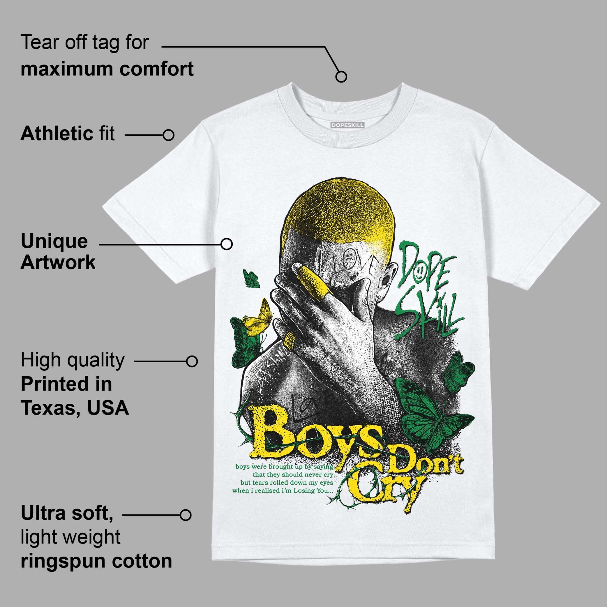 Dunk Low Reverse Brazil superstreetwear T-Shirt Boys Don't Cry Graphic