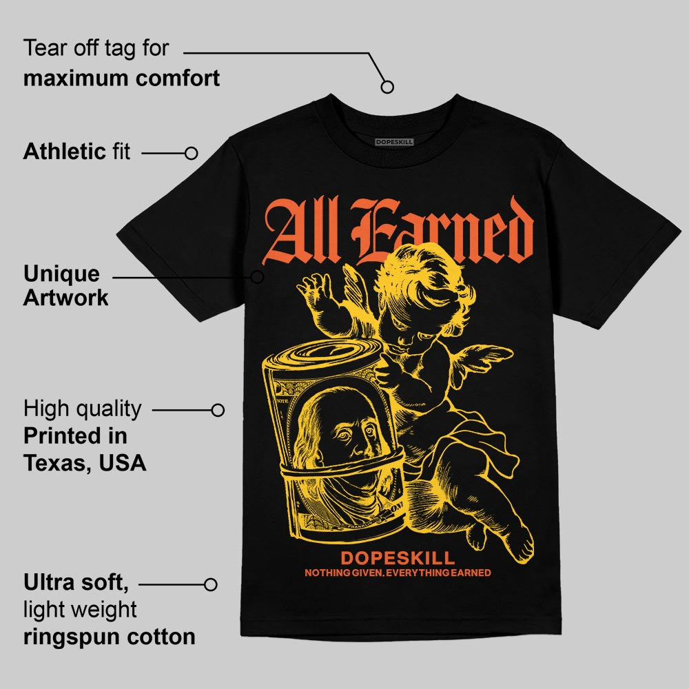 Yellow Collection superstreetwear T-Shirt All Earned Graphic