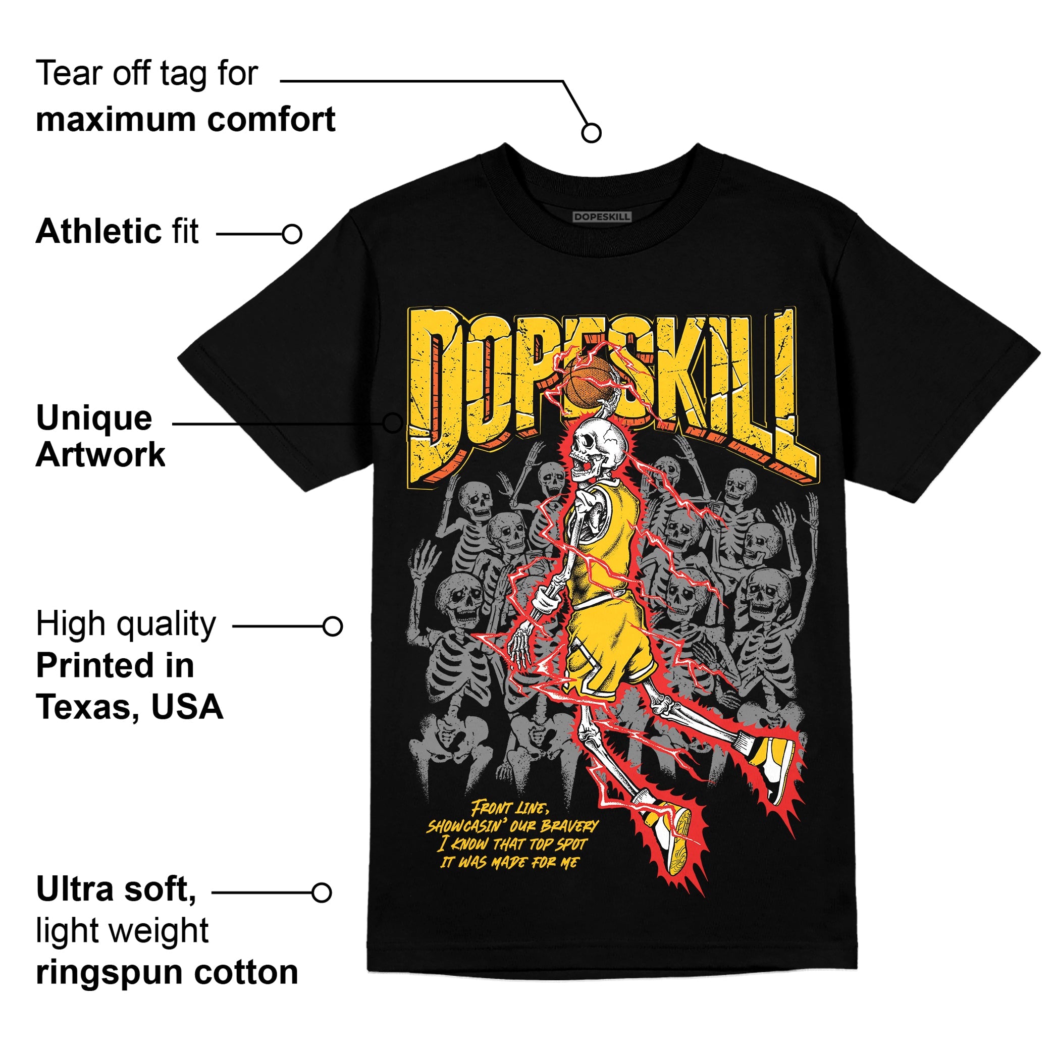 Yellow Collection superstreetwear T-Shirt Thunder Dunk Graphic