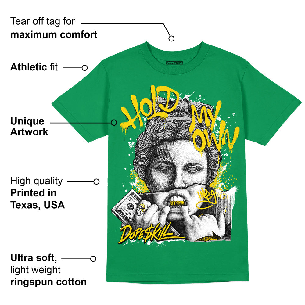 Lucky Green 5s superstreetwear Green T-shirt Hold My Own Graphic