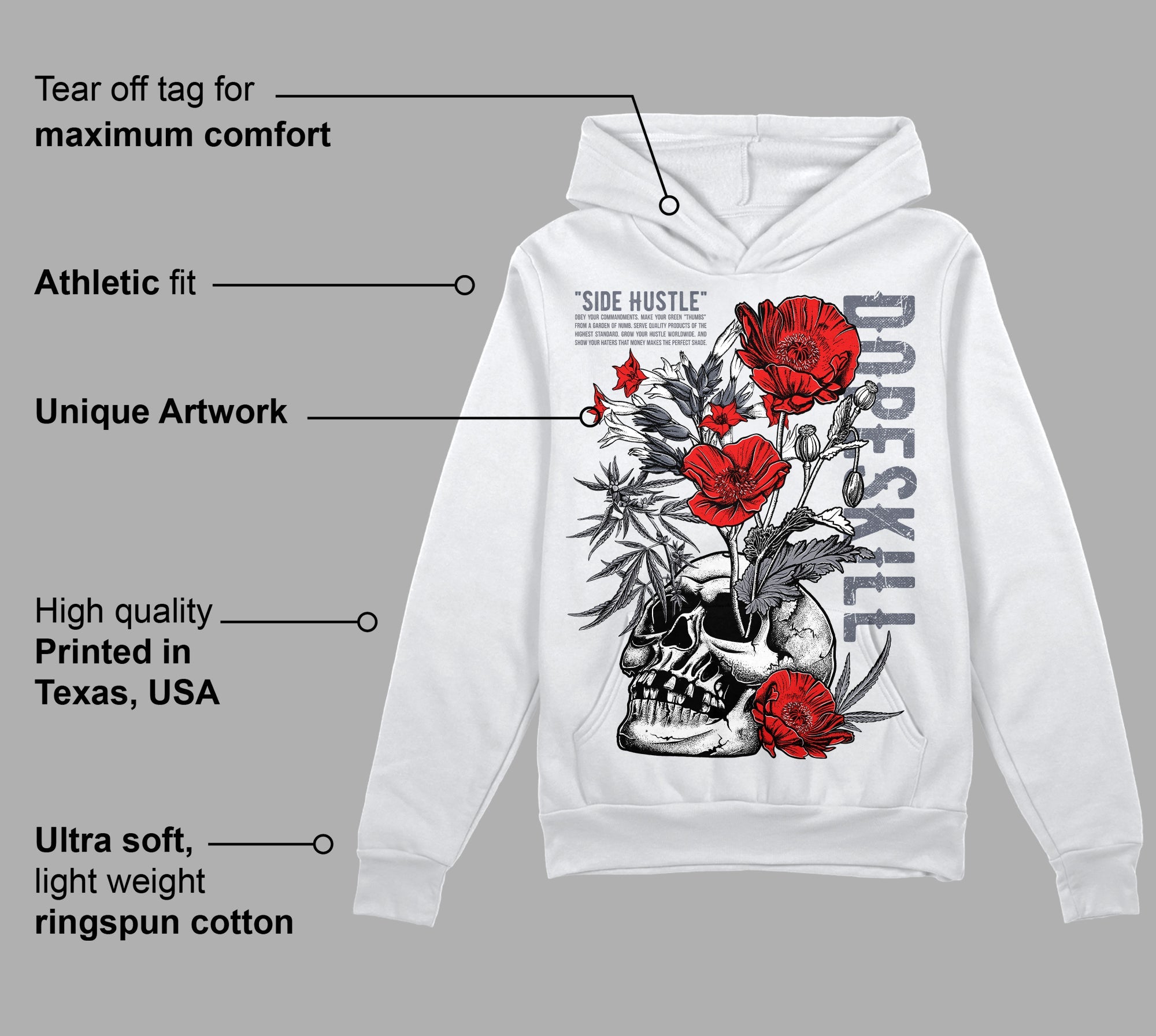 Stealth 14s superstreetwear Hoodie Sweatshirt Side Hustle Graphic