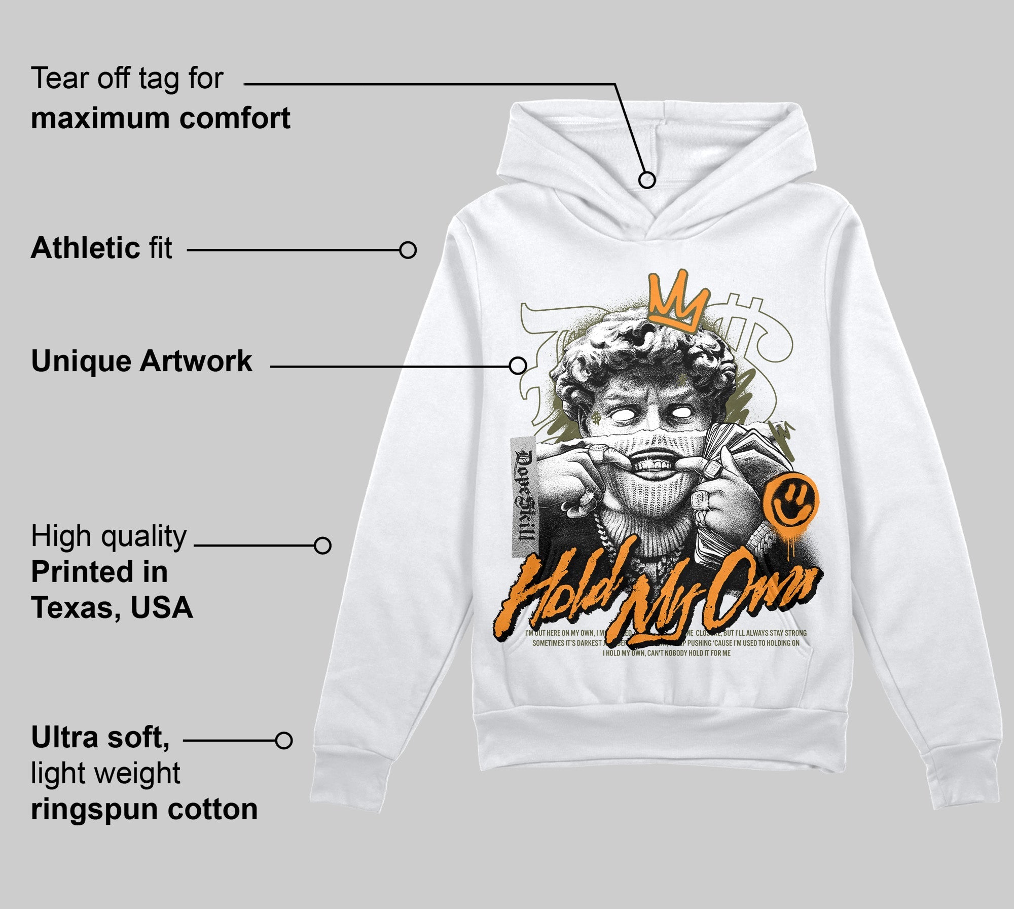 Olive 5s superstreetwear Hoodie Sweatshirt In My Way Graphic