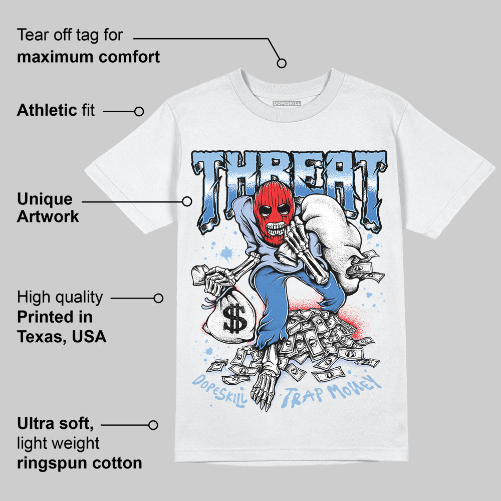 Women's Runner Sneaker Light Blue superstreetwear T-Shirt Threat Graphic