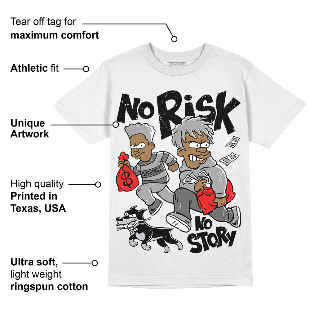 Grey Collection superstreetwear T-Shirt No Risk No Story Graphic