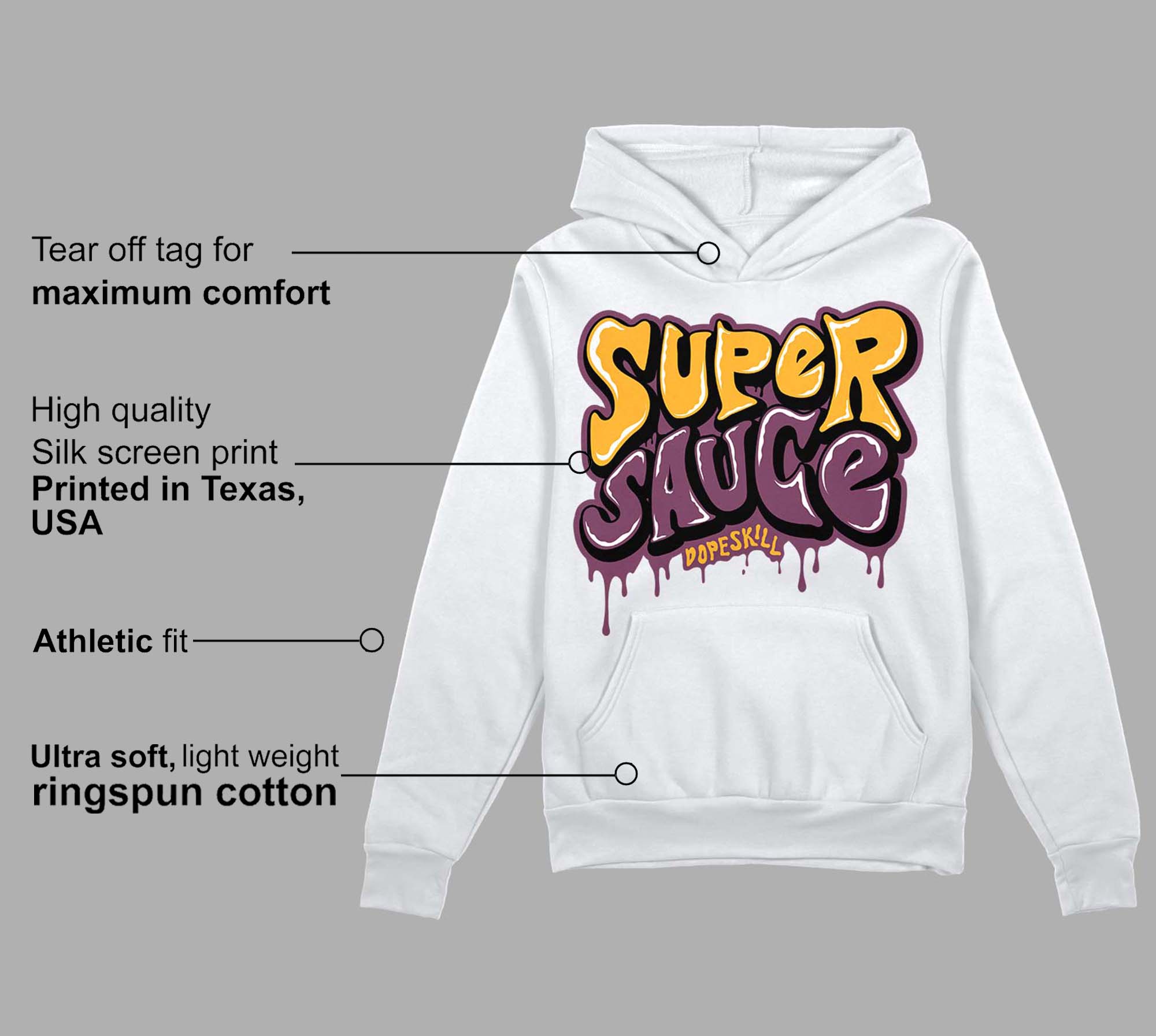 Brotherhood 1s High OG superstreetwear Hoodie Sweatshirt Super Sauce Graphic