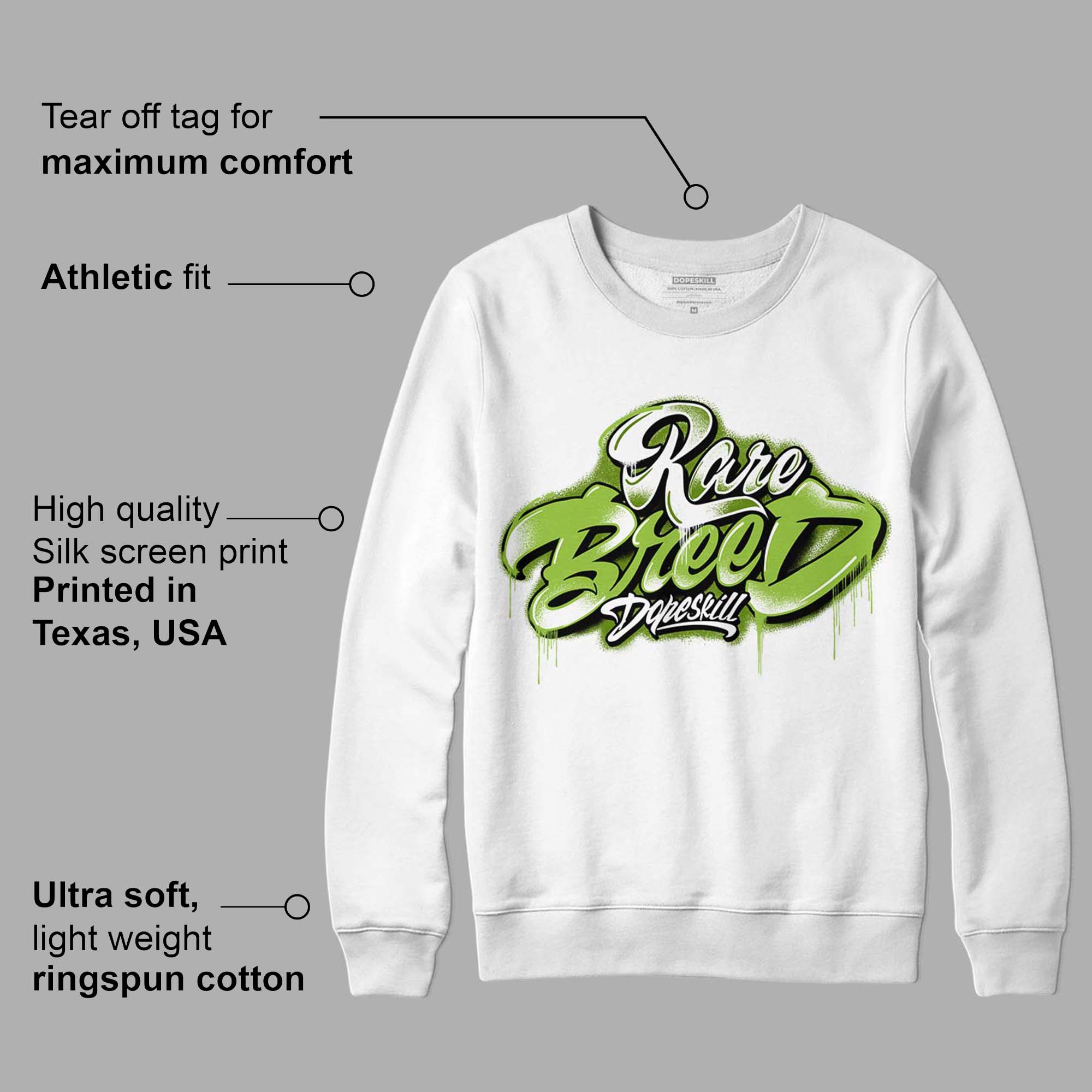 Dunk Low 'Chlorophyll' superstreetwear Sweatshirt Rare Breed Type Graphic