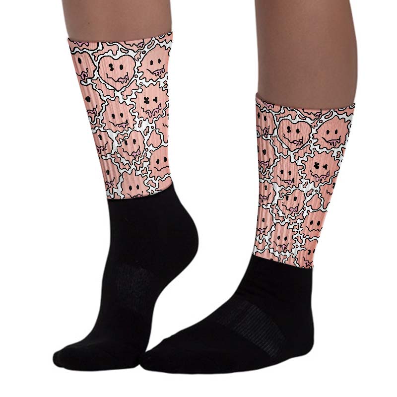 Legend Pink 11s superstreetwear Sublimated Socks Slime Graphic