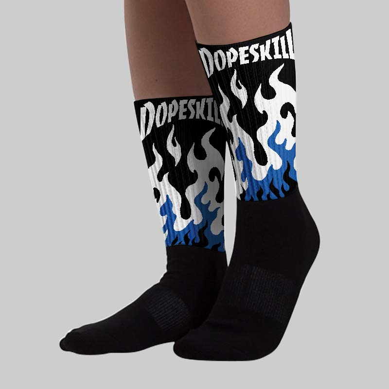 Space Jam 11s superstreetwear Sublimated Socks FIRE Graphic