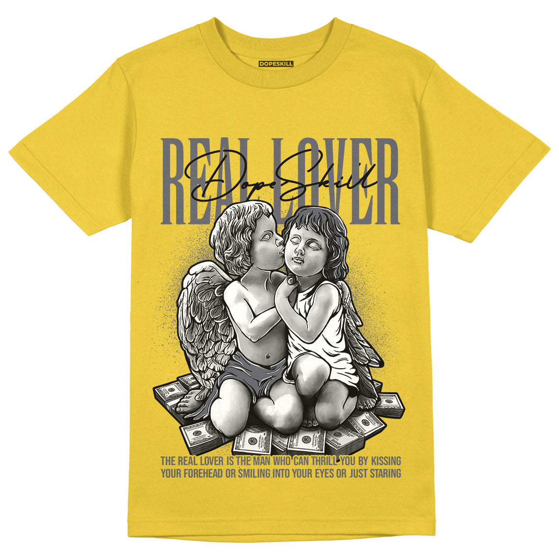 Lightning 4s superstreetwear Tour Yellow T-shirt Real Lover Graphic