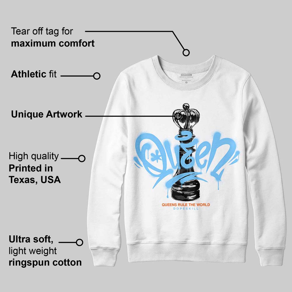 Dunk Low Futura University Blue superstreetwear Sweatshirt Queen Chess Graphic