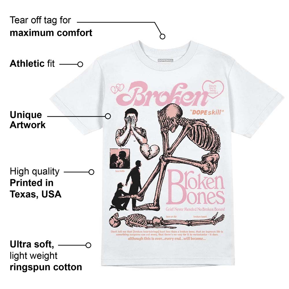Legend Pink 11s superstreetwear T-Shirt Broken Bones Graphic