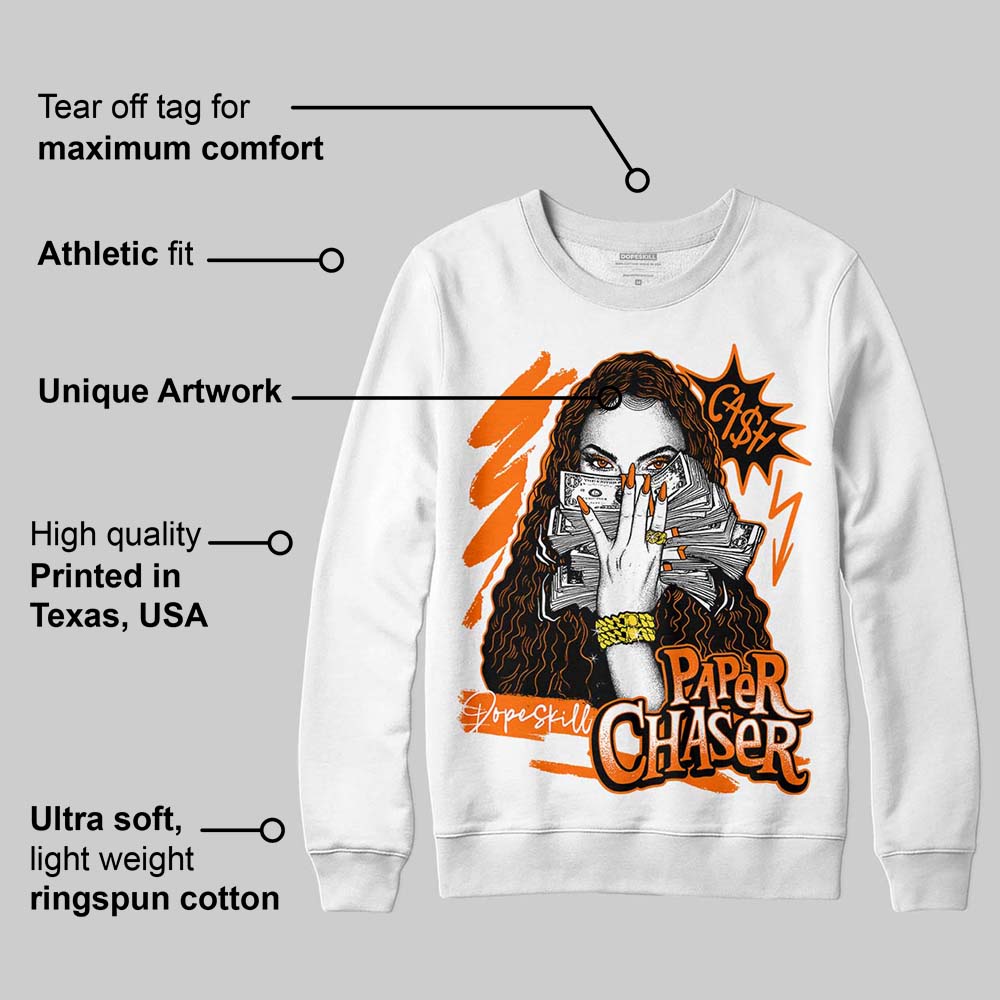 Orange Black White superstreetwear Sweatshirt NPC Graphic