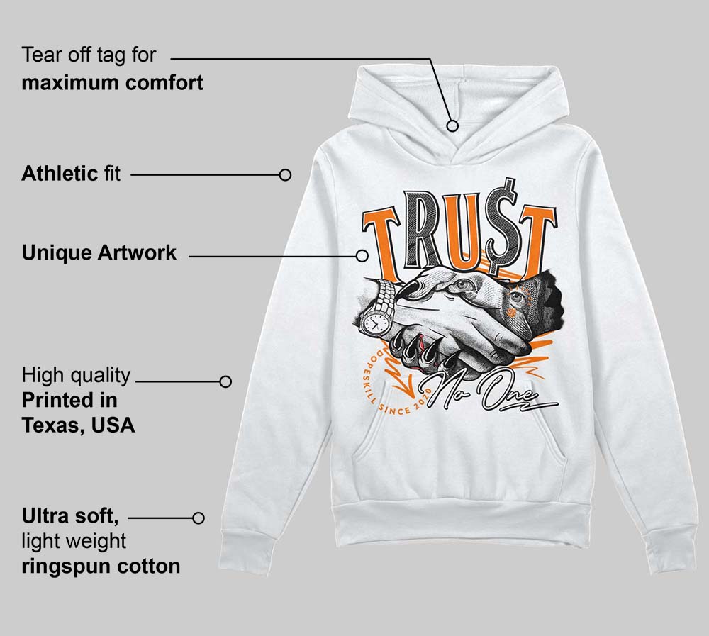 Dunk Low Magma Orange superstreetwear Hoodie Sweatshirt Trust No One Graphic