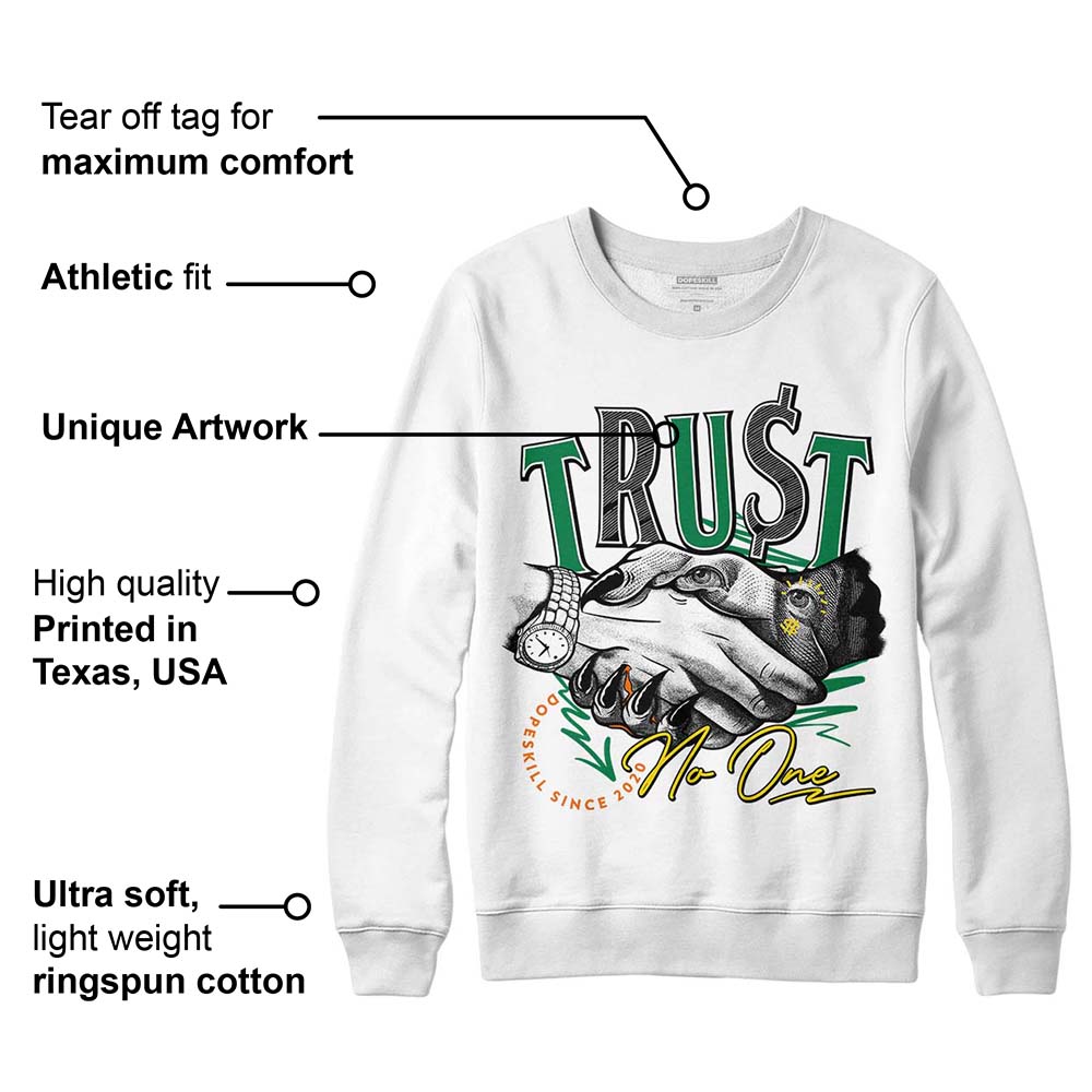 Green Collection superstreetwear Sweatshirt Trust No One Graphic