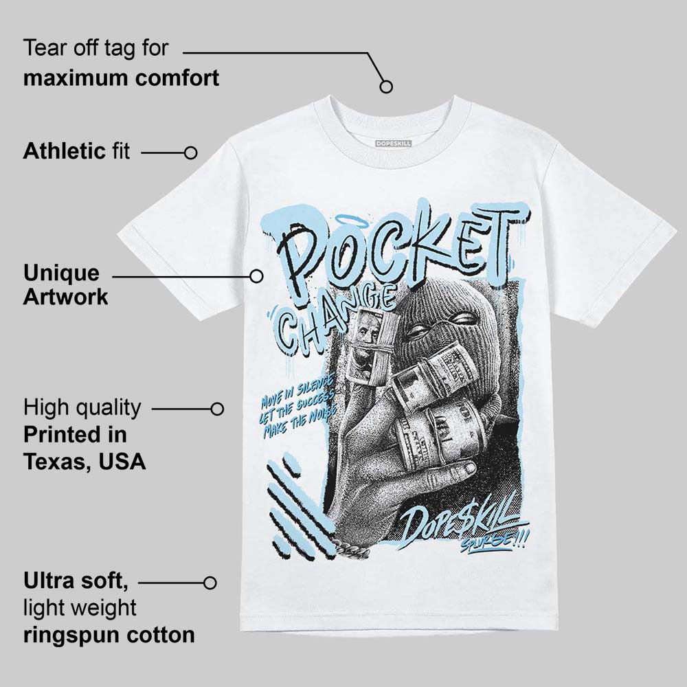 Legend Blue 11s superstreetwear T-Shirt Pocket Change Graphic