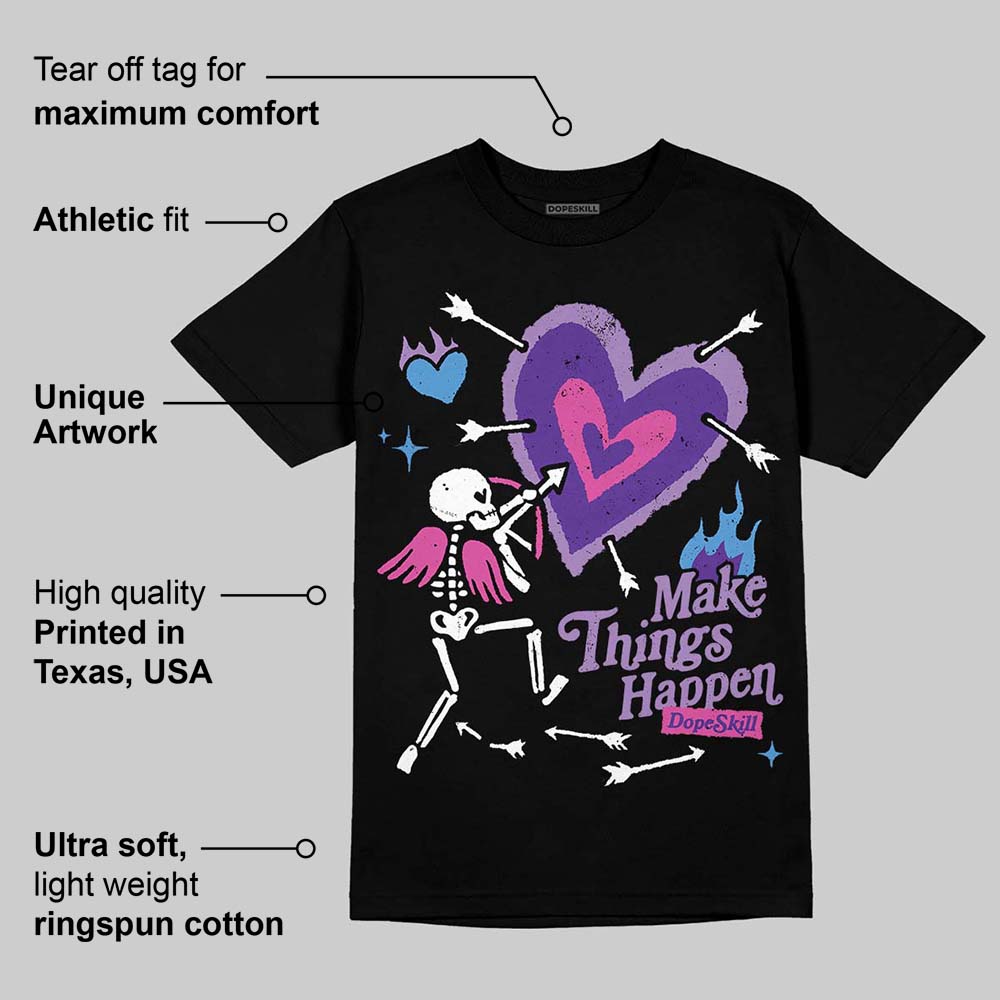 PURPLE Collection superstreetwear T-Shirt Make Things Happen Graphic