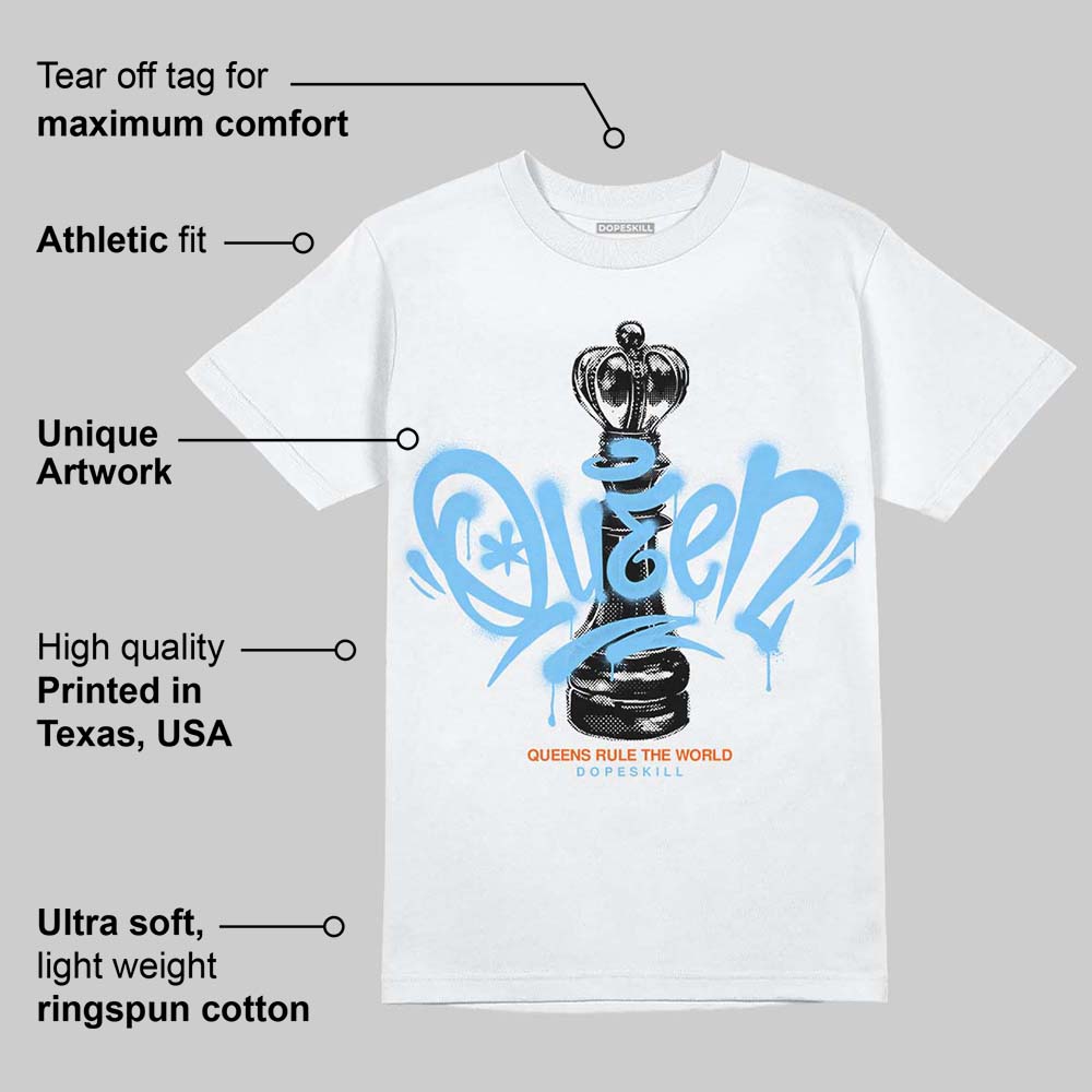 Dunk Low Futura University Blue superstreetwear T-Shirt Queen Chess Graphic