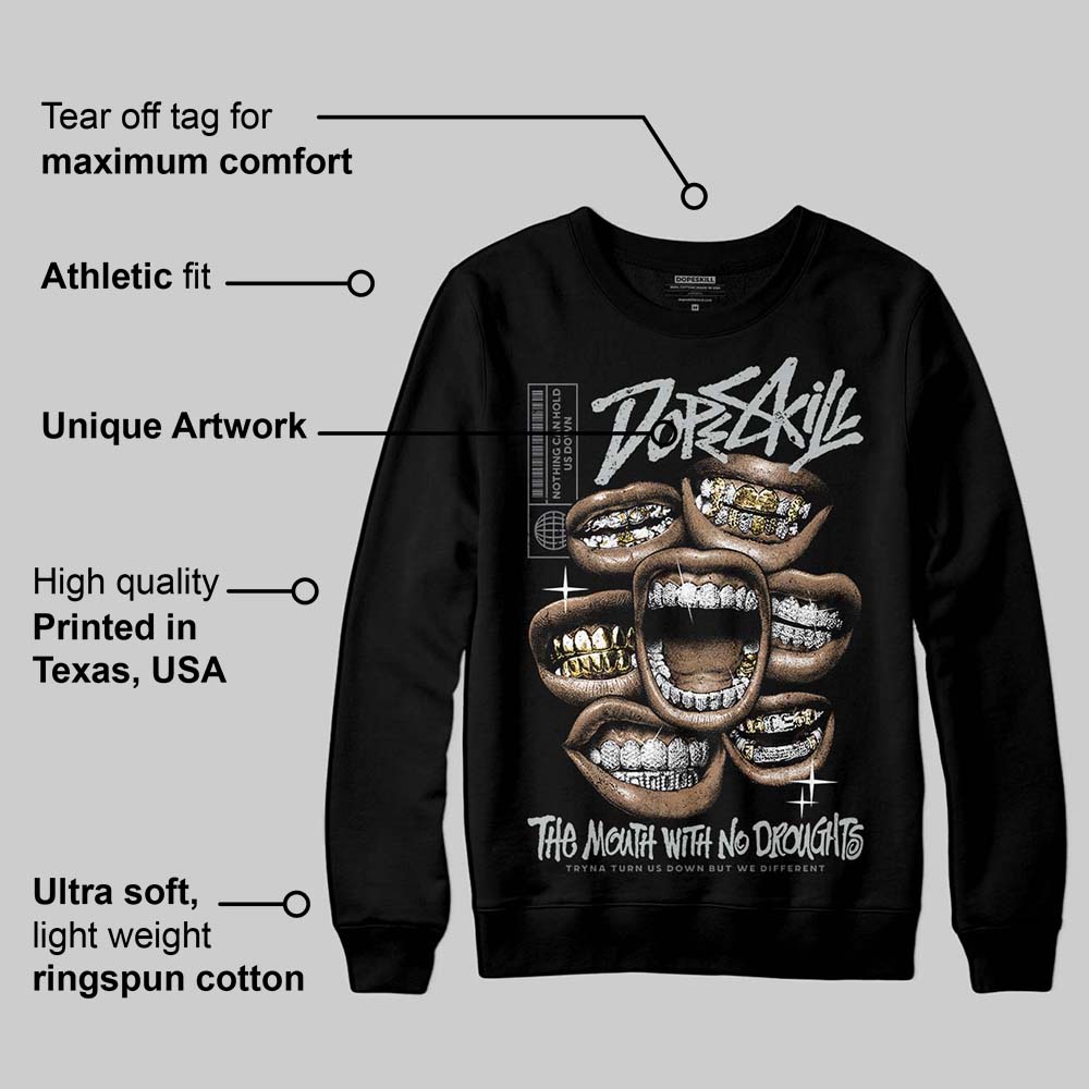 Fear 4s superstreetwear Sweatshirt The Mouth With No Droughts Graphic