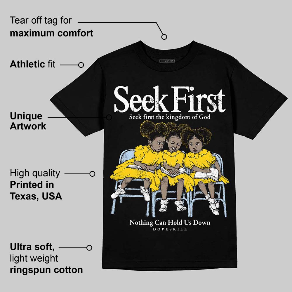 Yellow Ochre 6s superstreetwear T-Shirt New Seek First Graphic
