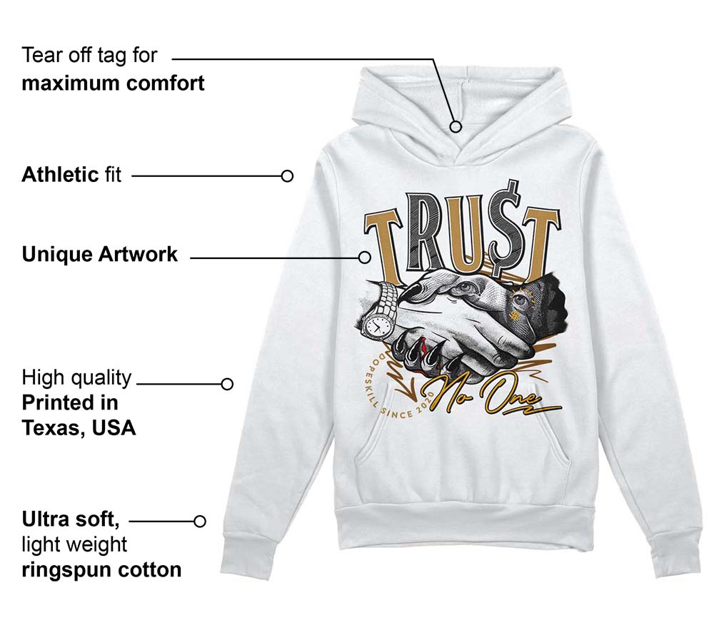 Wheat 13s superstreetwear Hoodie Sweatshirt Trust No One Graphic