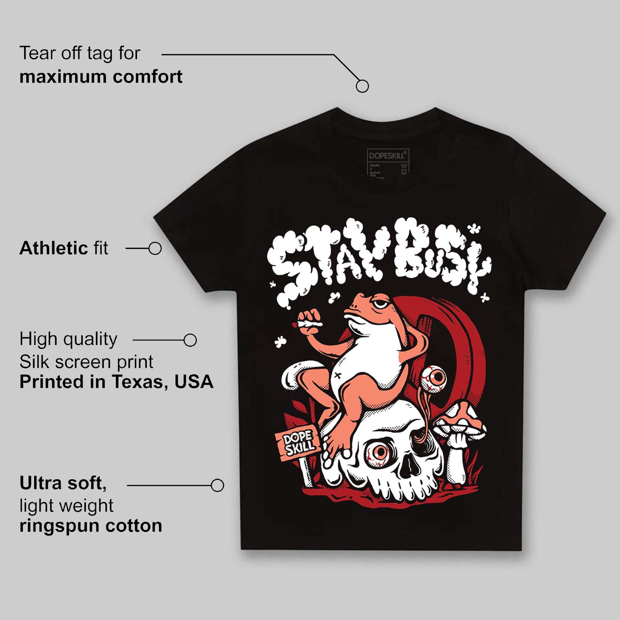 Rare Air Cinnabar 1s superstreetwear Toddler Kids T-shirt Stay Busy Graphic