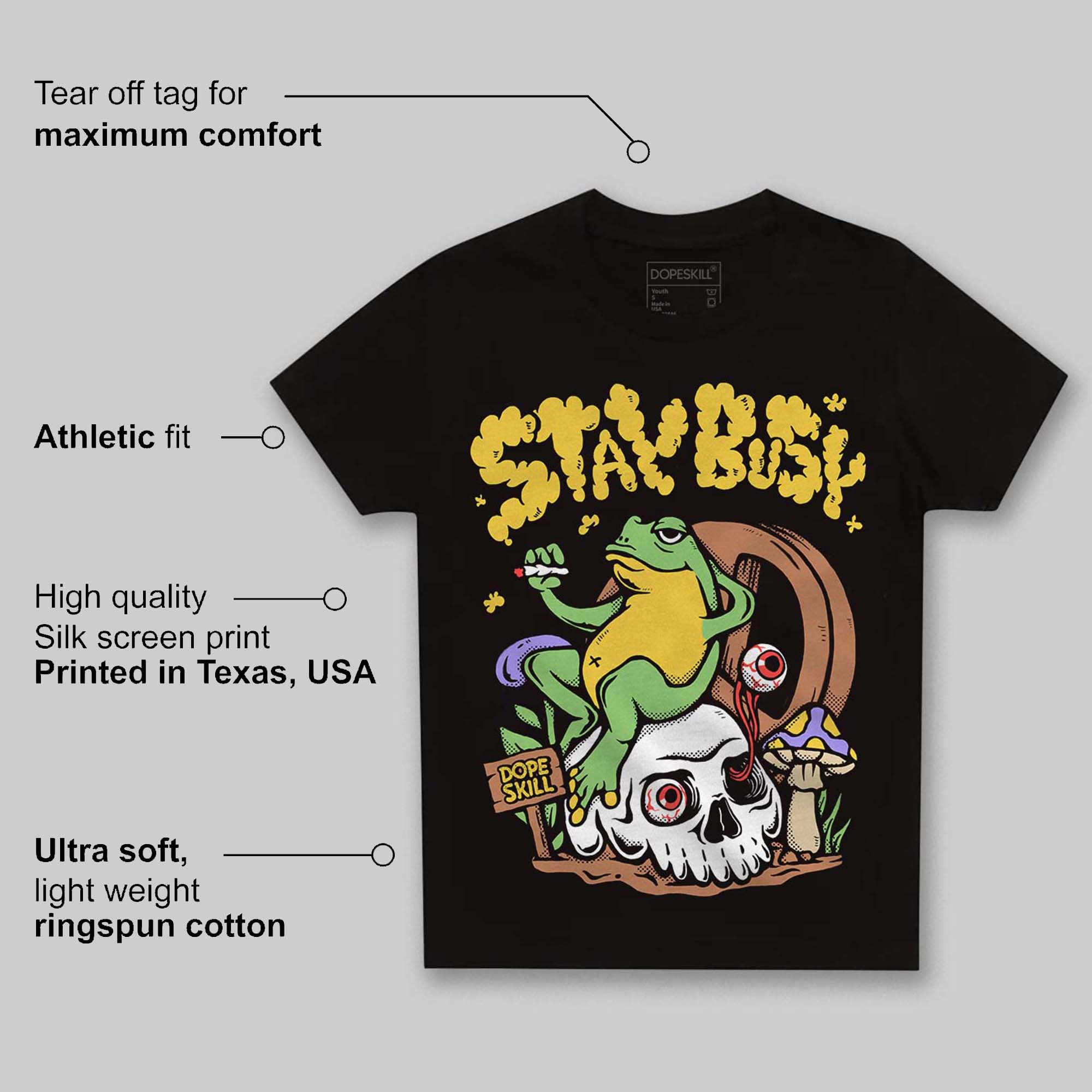 Limited superstreetwear Toddler Kids T-shirt Stay Busy Graphic