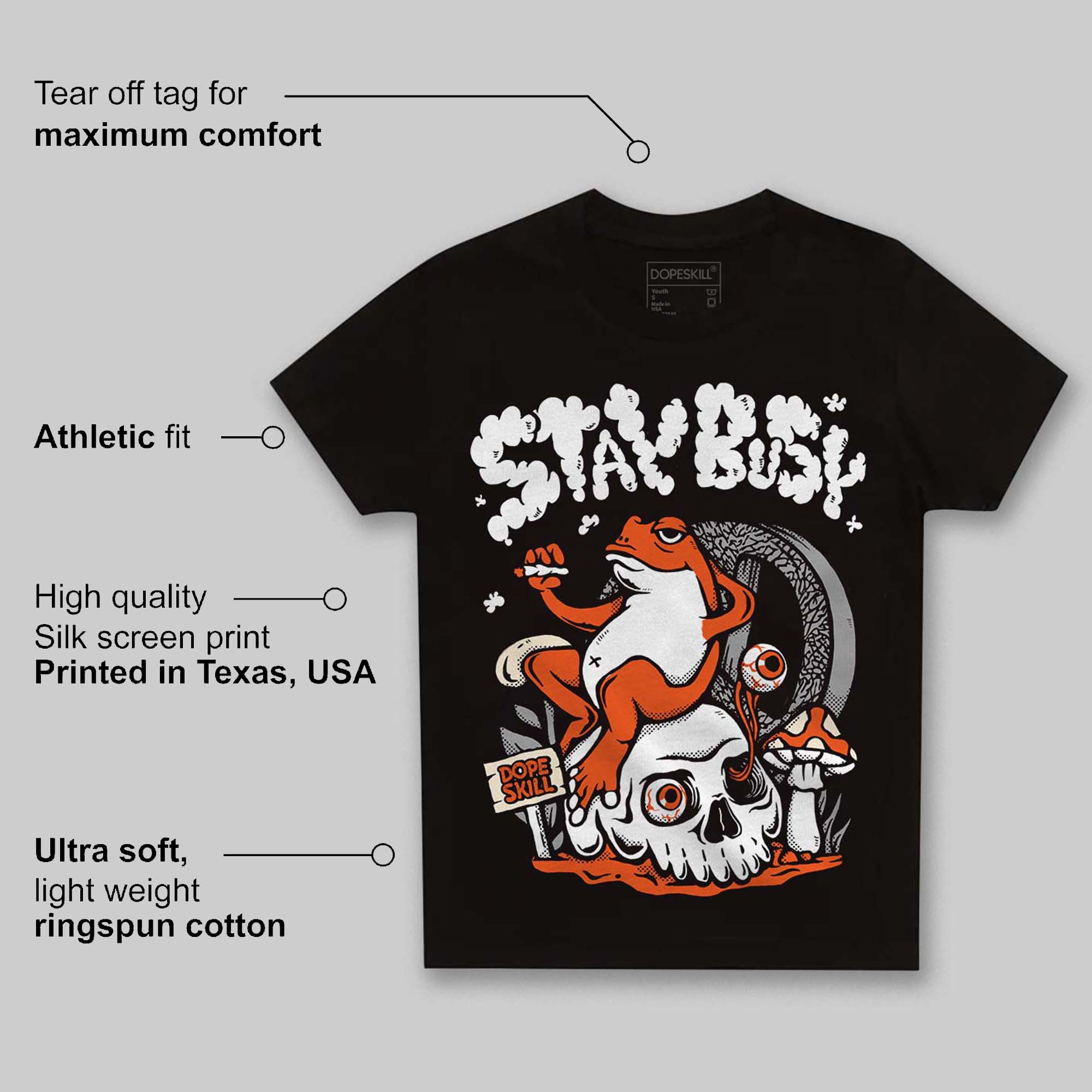 Georgia Peach 3s superstreetwear Toddler Kids T-shirt Stay Busy Graphic