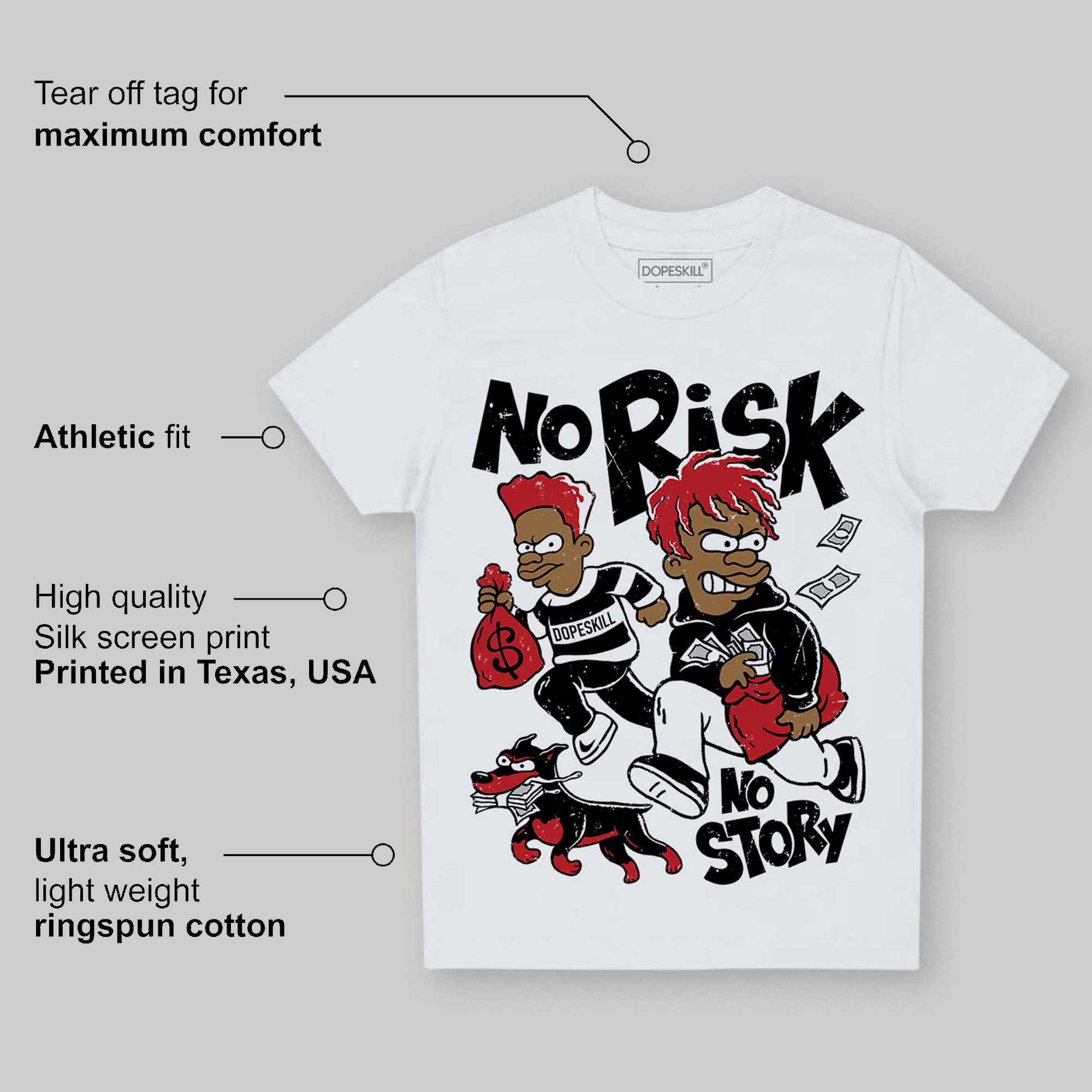 Bred 11s superstreetwear Toddler Kids T-shirt No Risk No Story Graphic