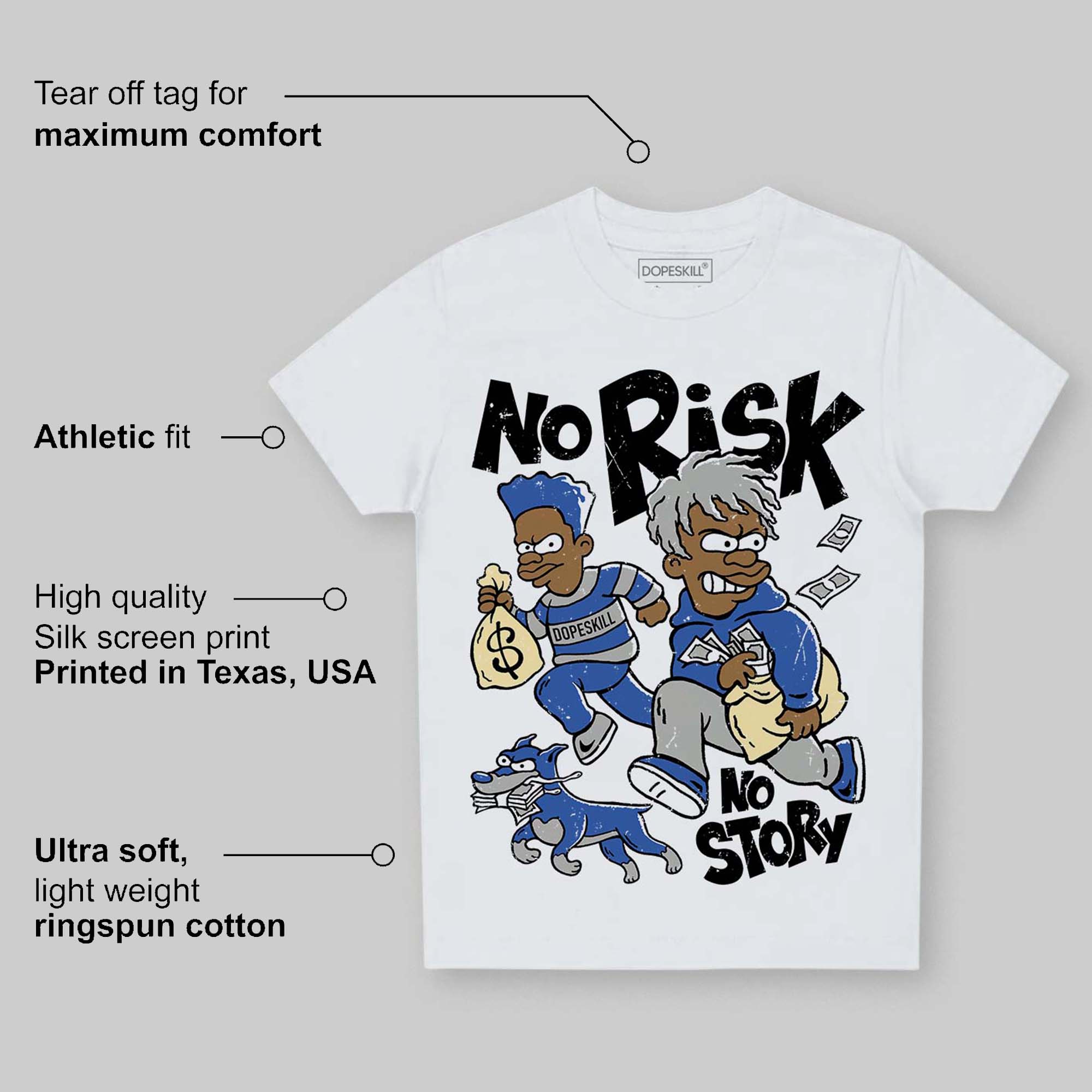 Lucky Shorts 3s superstreetwear Toddler Kids T-shirt No Risk No Story Graphic