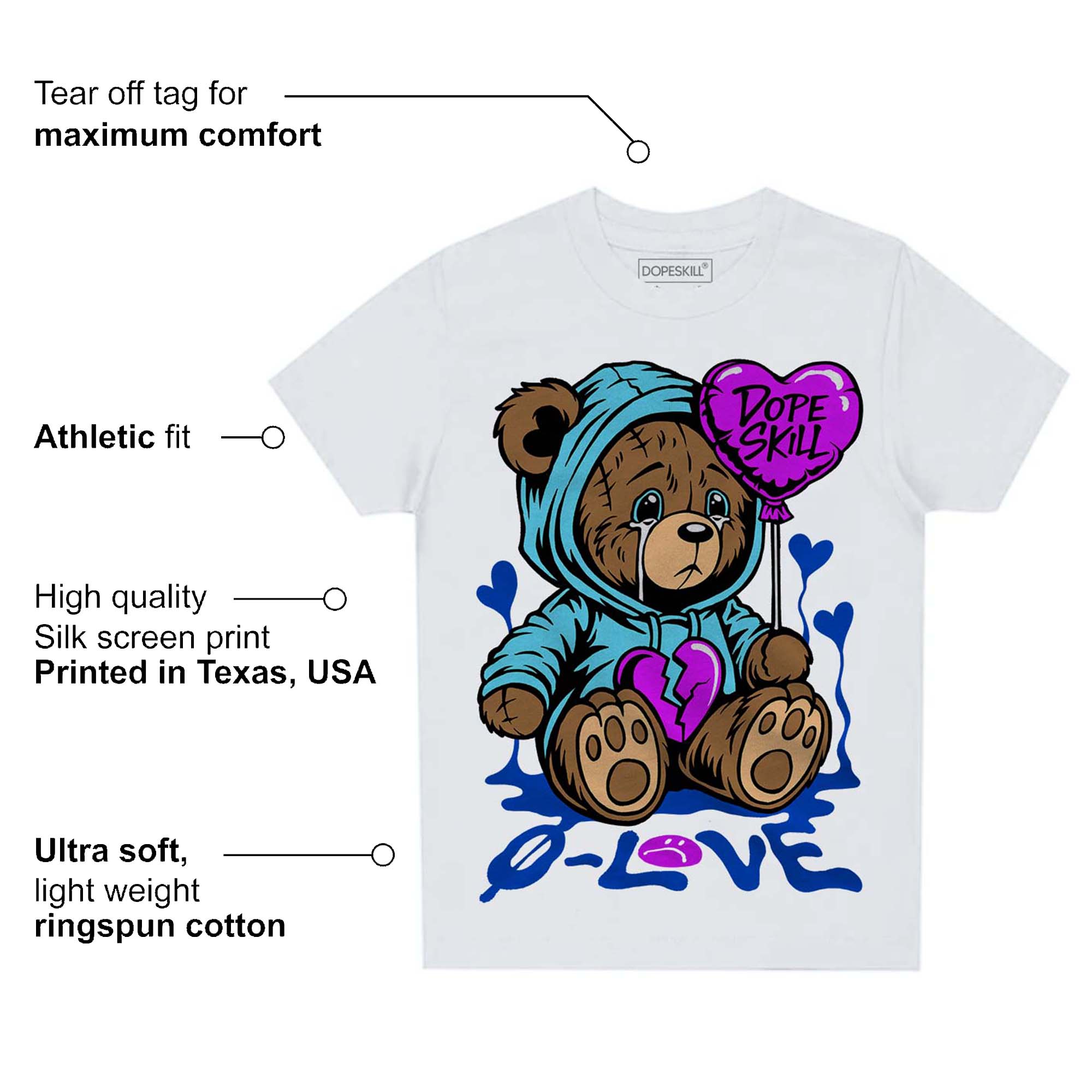 SB Dunk Argon superstreetwear Toddler Kids T-shirt Broken Bear Graphic