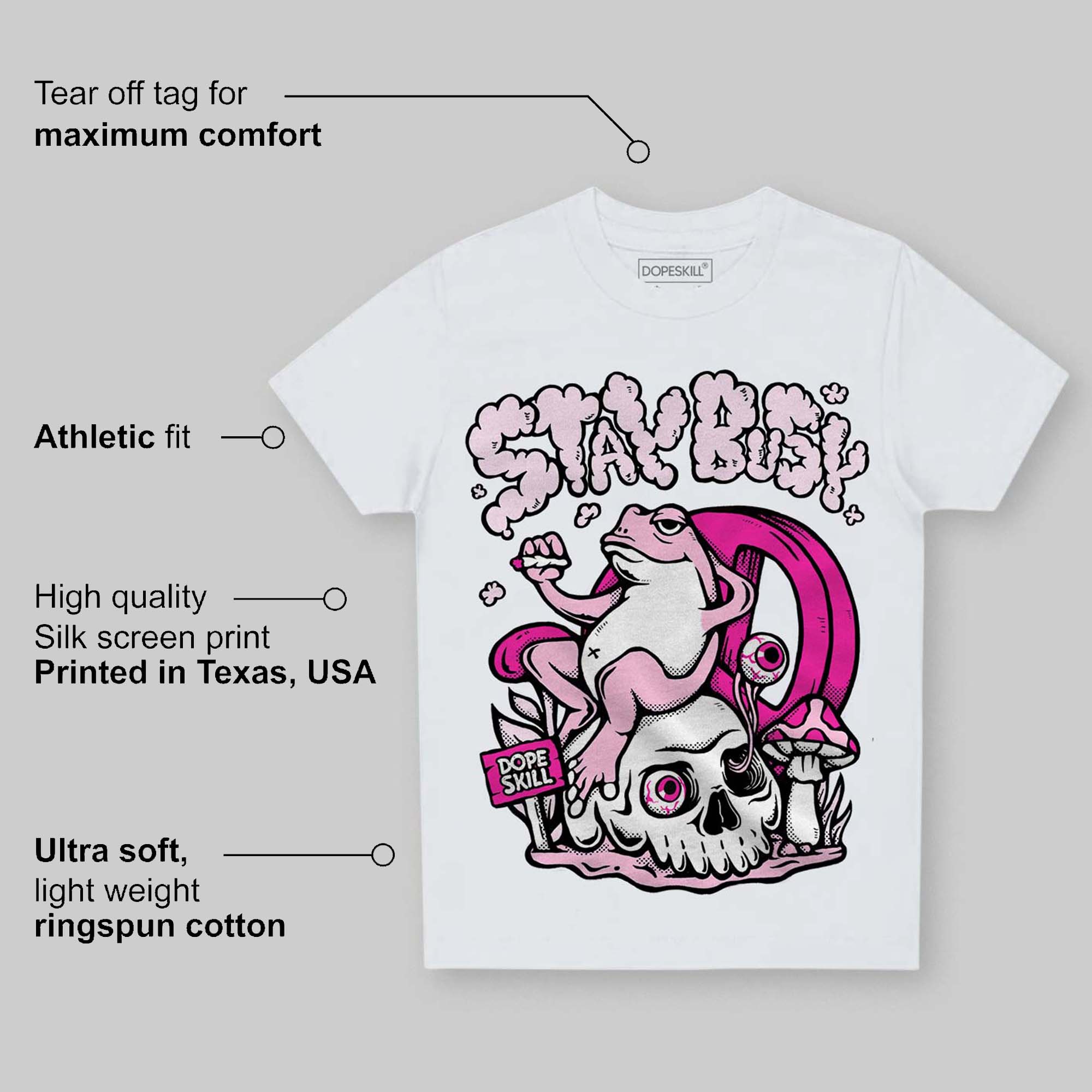 Pink Collection superstreetwear Toddler Kids T-shirt Stay Busy Graphic