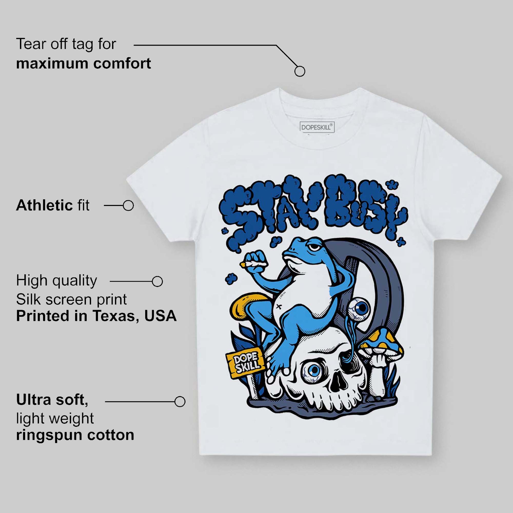 Diffused Blue 11s superstreetwear Toddler Kids T-shirt Stay Busy Graphic