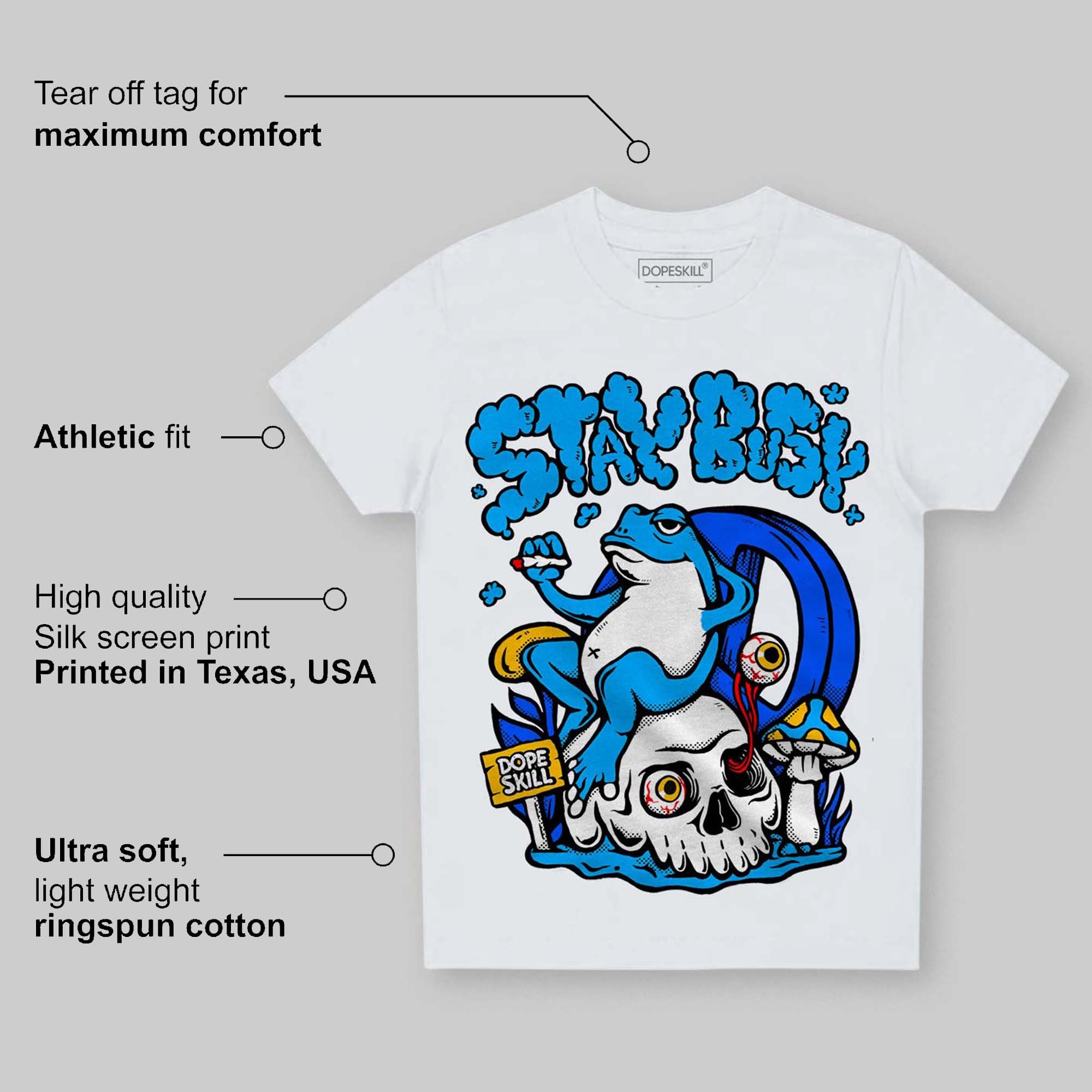 Royal Blue Collection superstreetwear Toddler Kids T-shirt Stay Busy Graphic