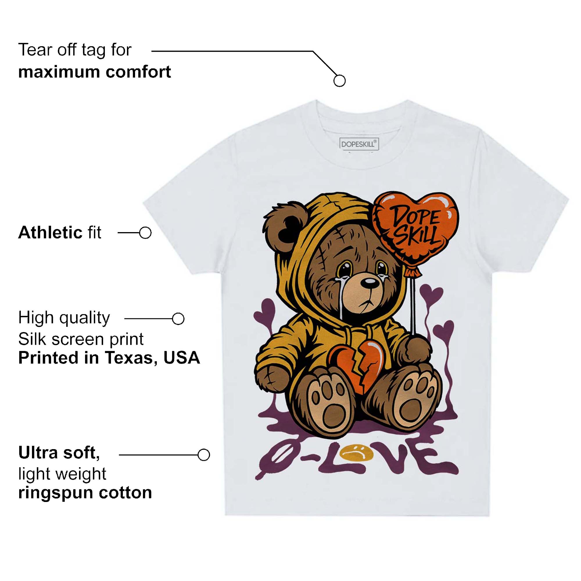 Brotherhood 1s OG superstreetwear Toddler Kids T-shirt Broken Bear Graphic
