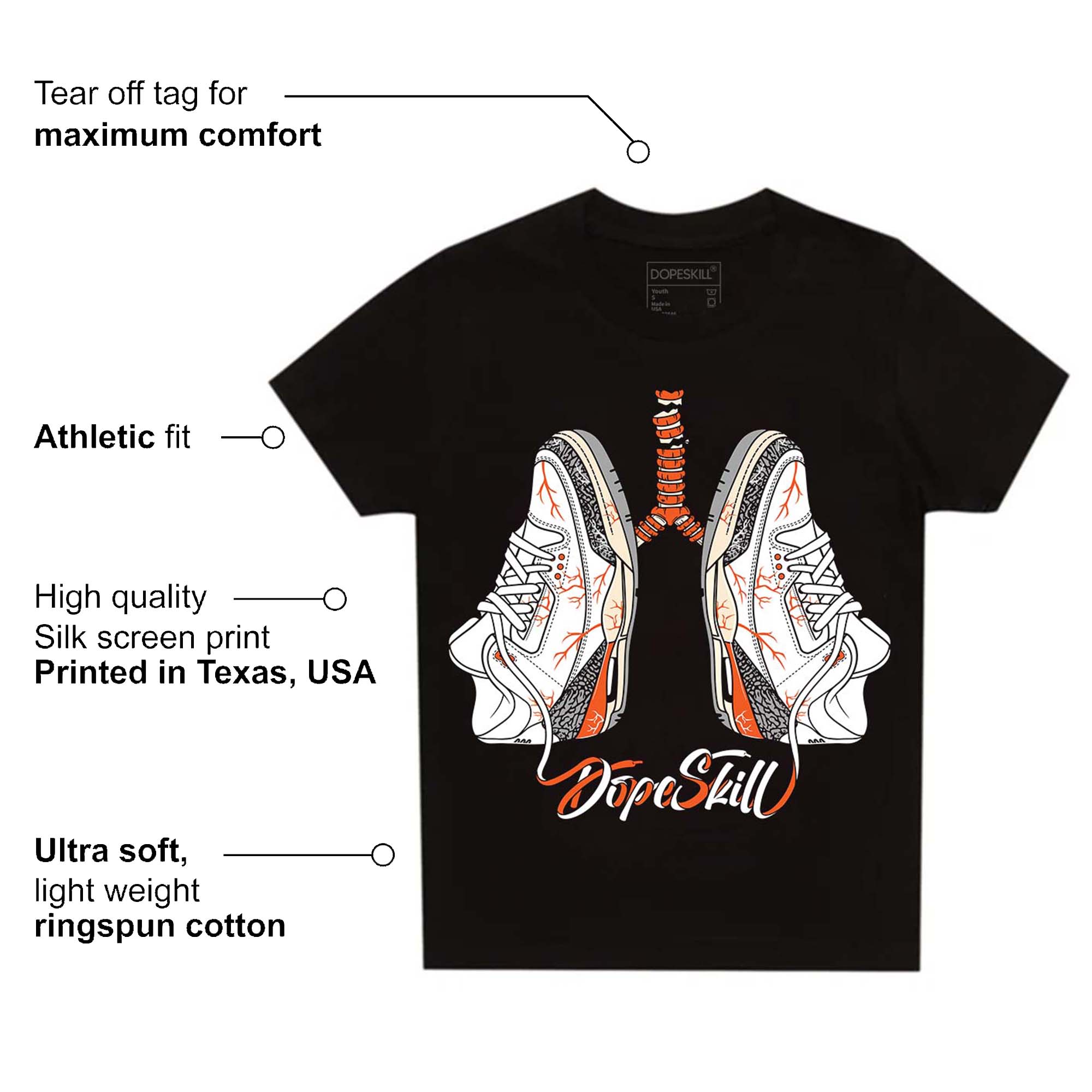 Georgia Peach 3s superstreetwear Toddler Kids T-shirt Breathe Graphic