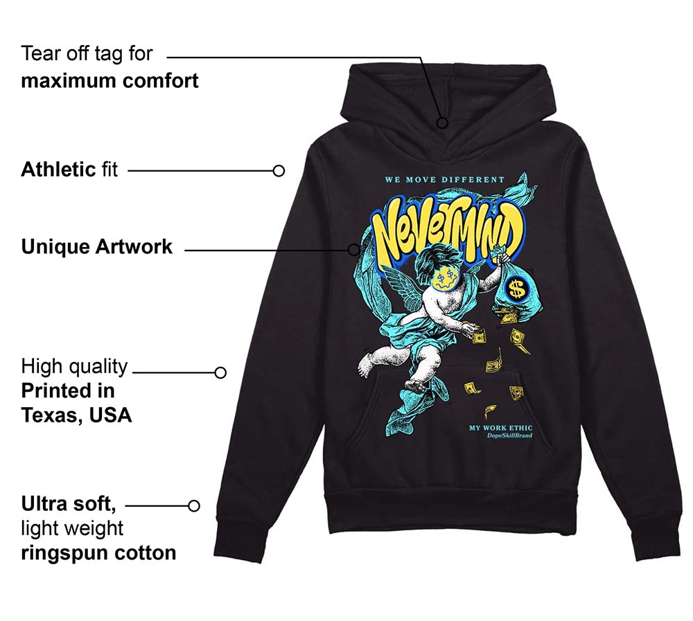 Aqua 5s superstreetwear Hoodie Sweatshirt Nevermind Graphic