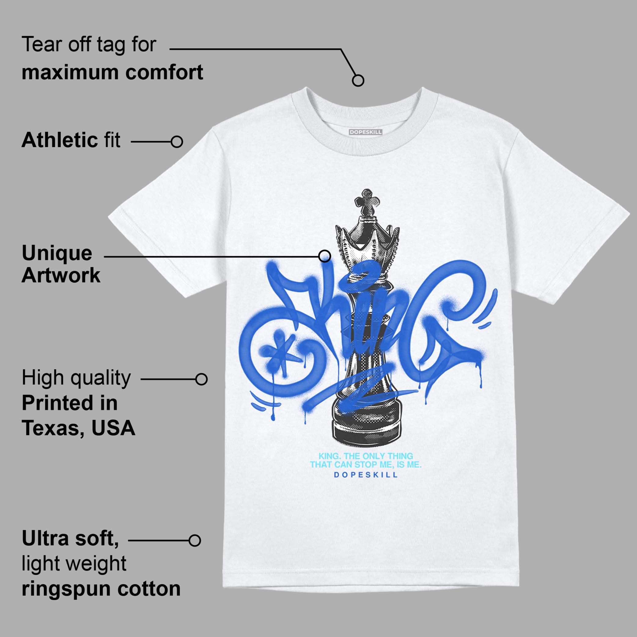 SB Dunk Argon superstreetwear T-Shirt King Chess Graphic