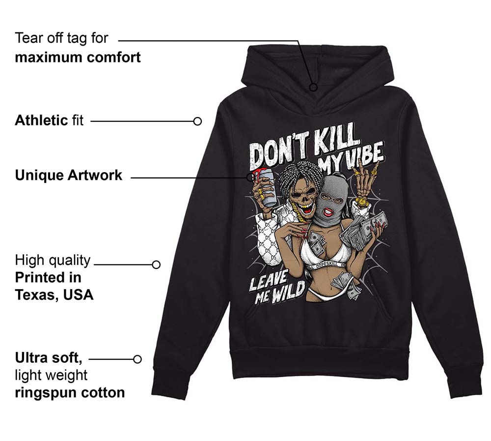 Dunk Panda White Black superstreetwear Hoodie Sweatshirt Don't Kill My Vibe Graphic