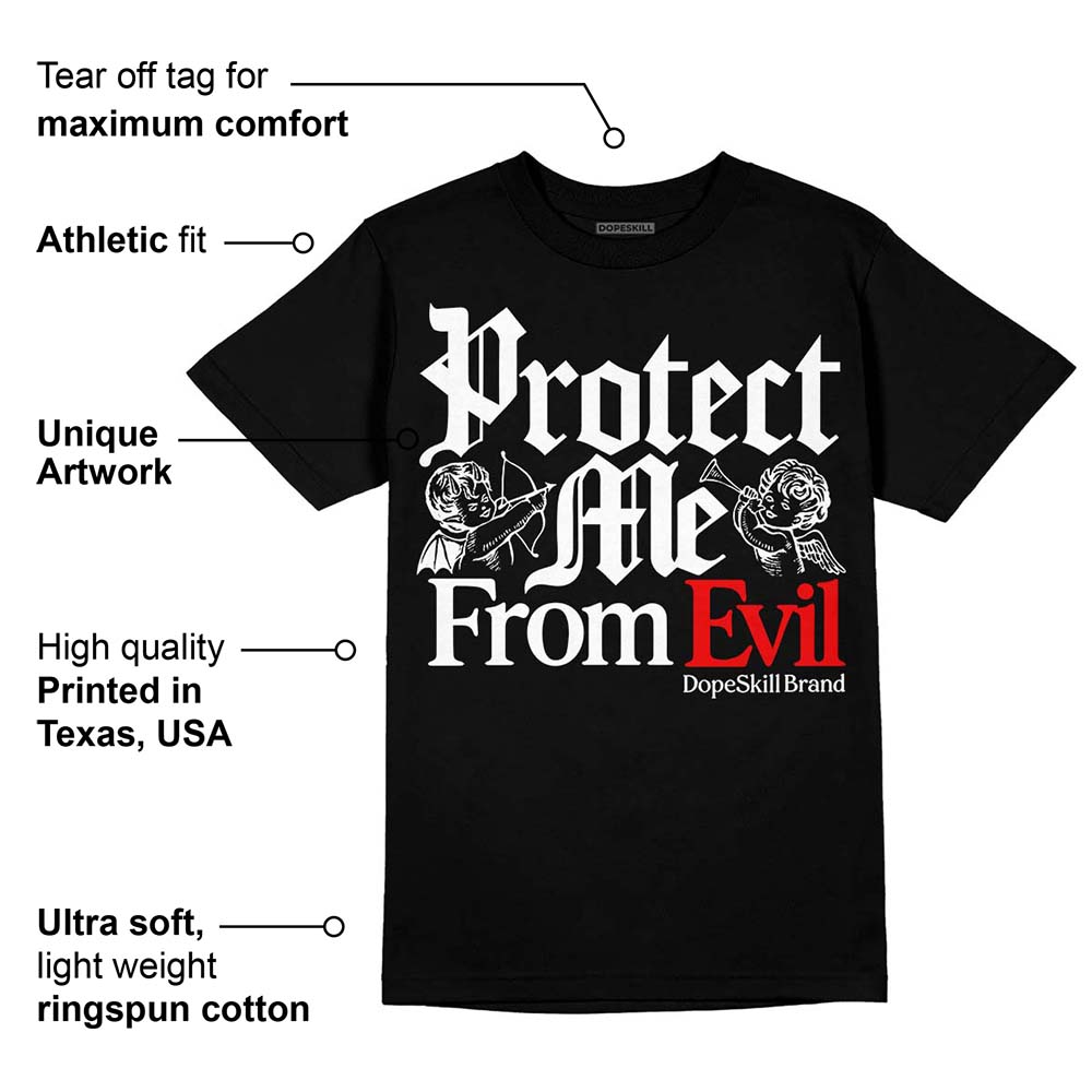 Dunk Panda White Black superstreetwear T-Shirt Protect Me From Evil Graphic