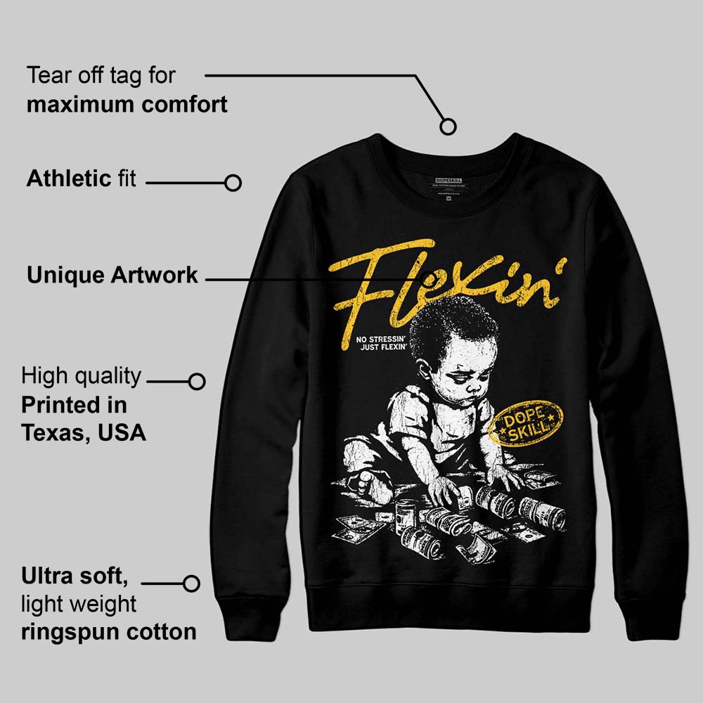 Yellow Collection superstreetwear Sweatshirt Flexin' Graphic