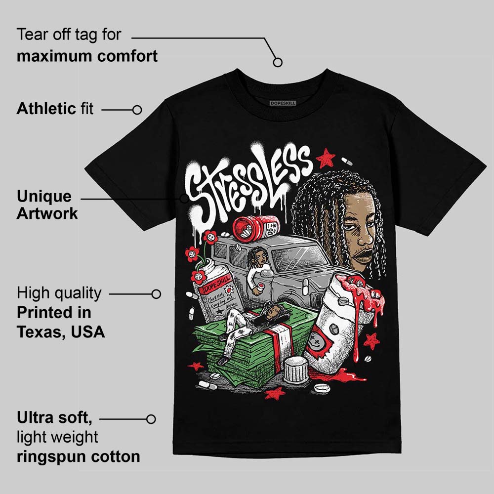 White Thunder 4s superstreetwear T-Shirt Stressless Graphic