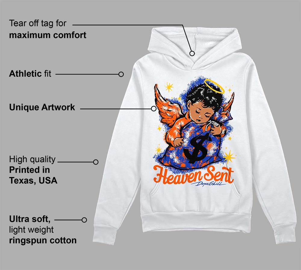 Dunk Futura Orange Blaze superstreetwear Hoodie Sweatshirt Heaven Sent Graphic