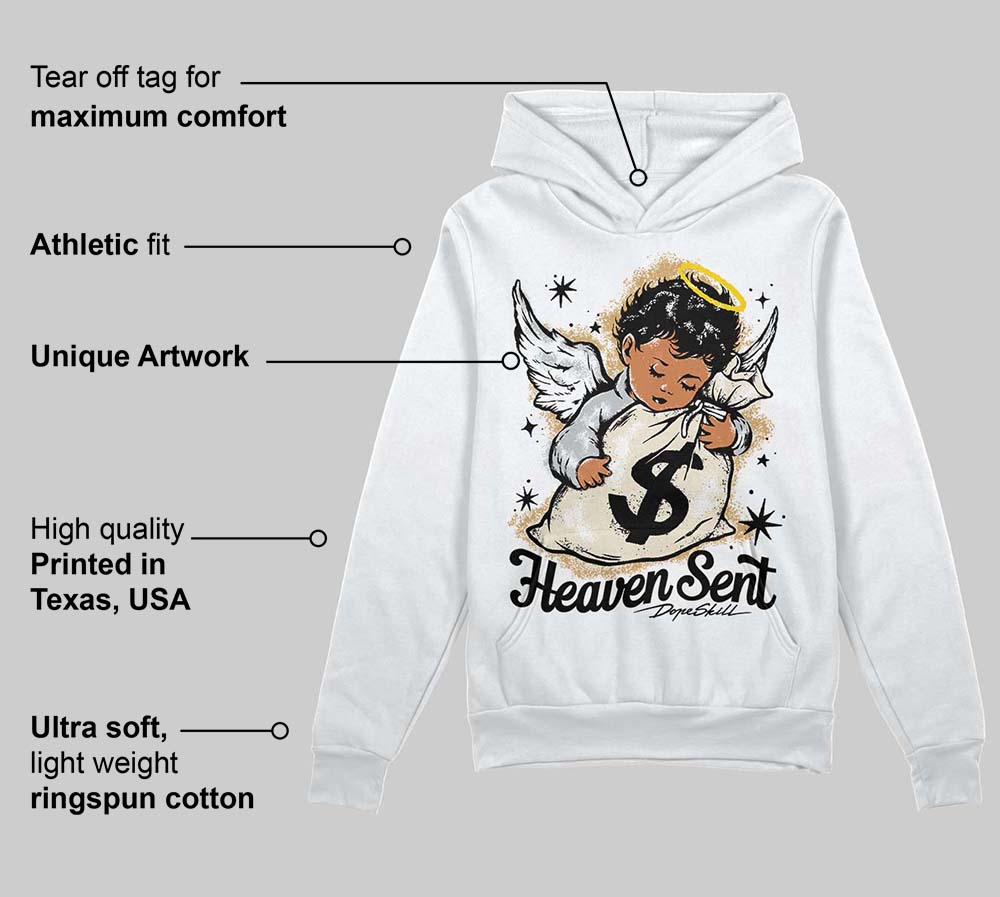 Reverse Metallic 5s superstreetwear Hoodie Sweatshirt Heaven Sent Graphic