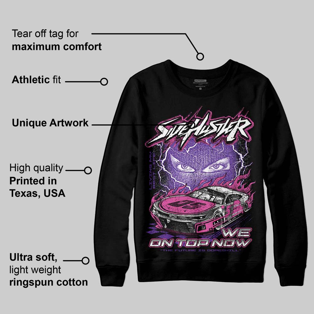 PURPLE Collection superstreetwear Sweatshirt New Side Hustler Graphic
