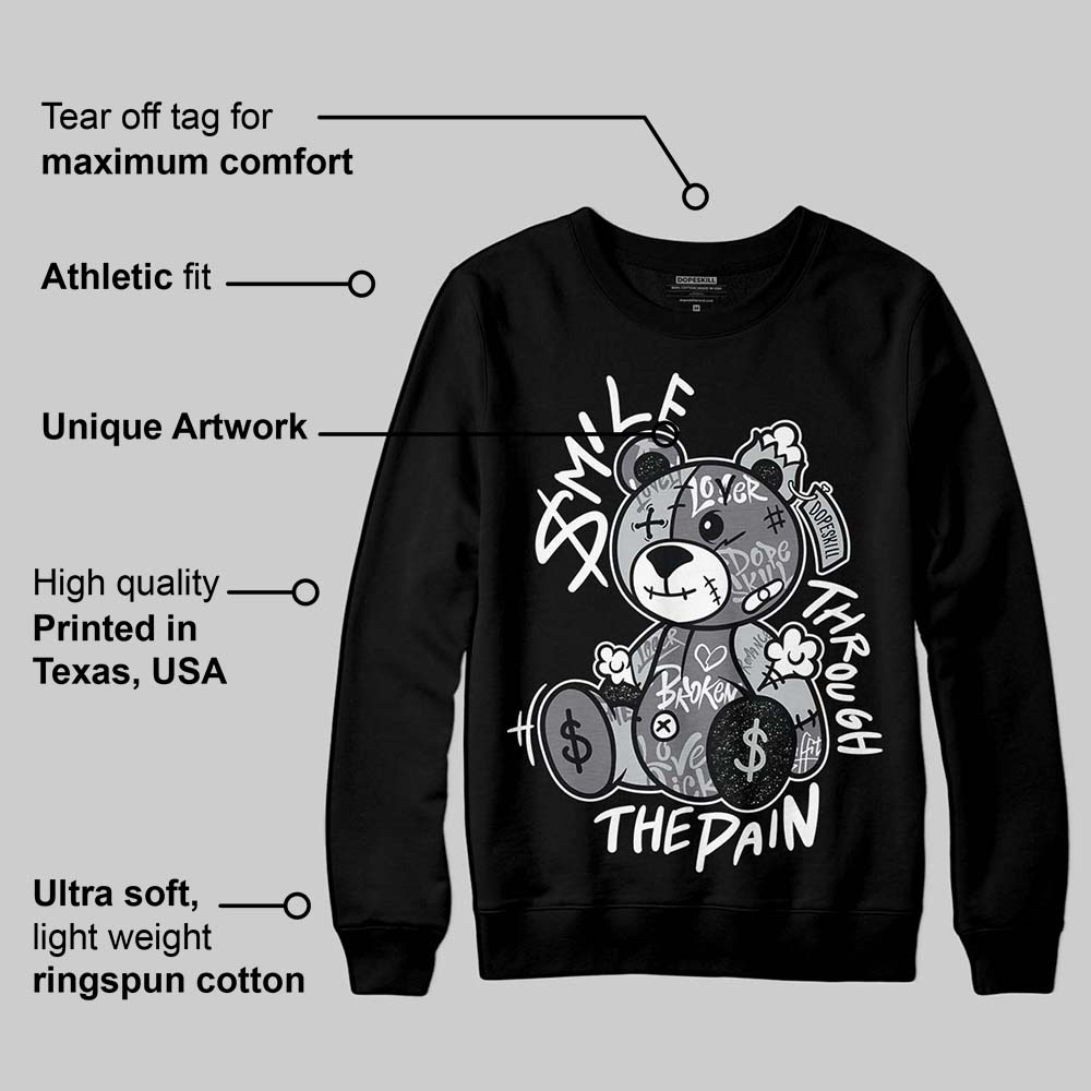 Fear 4s superstreetwear Sweatshirt Smile Through The Pain Graphic