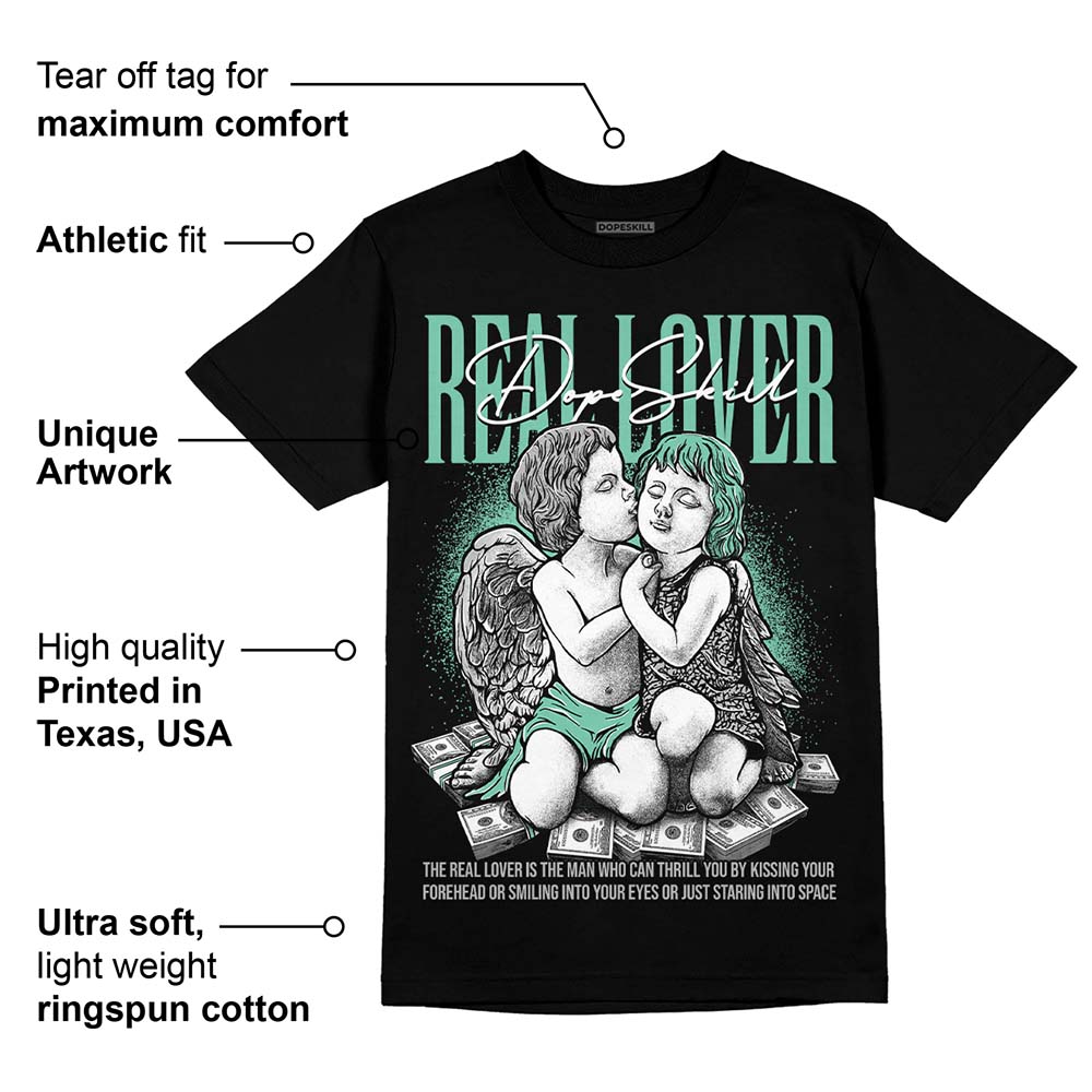 Green Glow 3s superstreetwear T-Shirt Real Lover Graphic