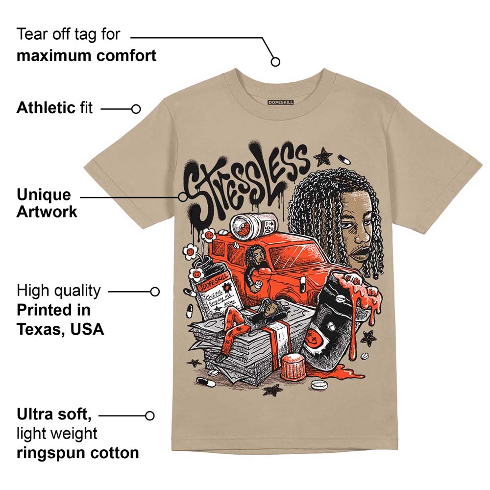 Latte 1s superstreetwear Medium Brown T-shirt Stressless Graphic