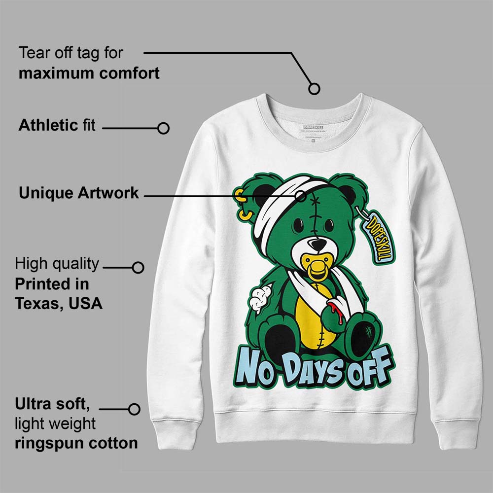 Lucky Green 5s superstreetwear Sweatshirt Hurt Bear Graphic