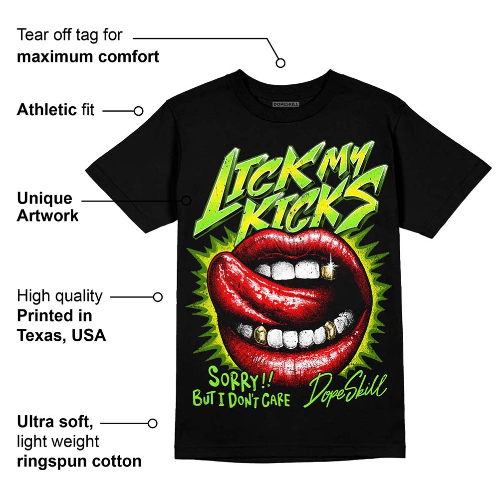 Neon Green Collection superstreetwear T-Shirt Lick My Kicks Graphic