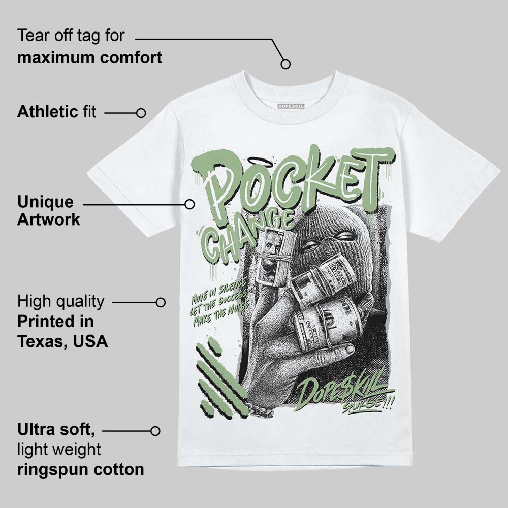Seafoam 4s superstreetwear T-Shirt Pocket Change Graphic